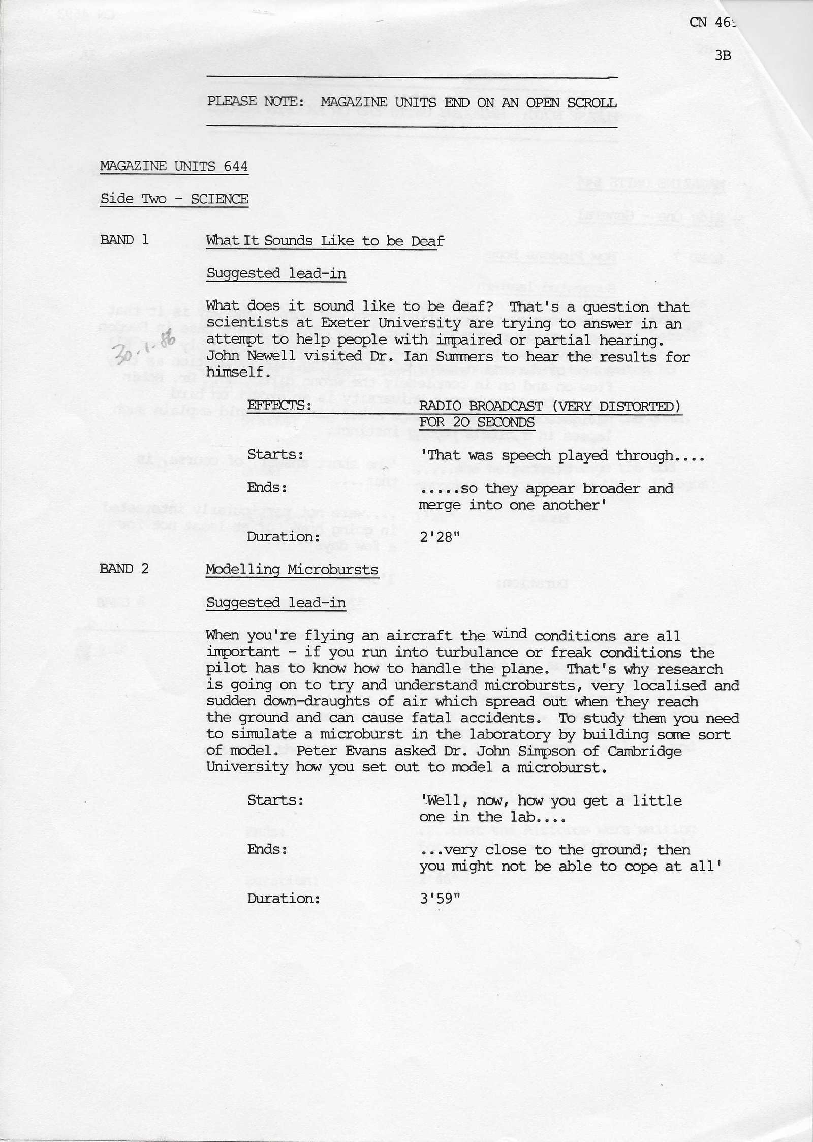 Inserts from CN 4693